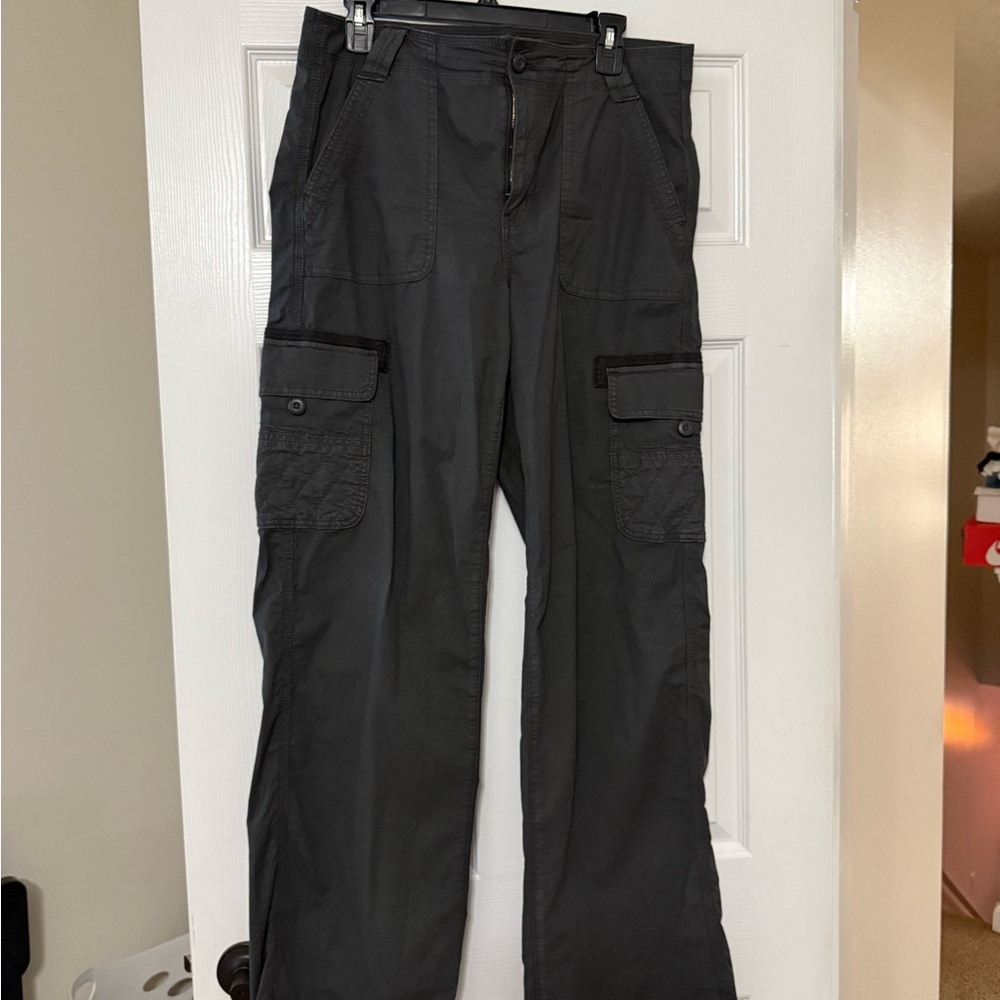 American Eagle Outfitters Gray Straight Leg Pants
